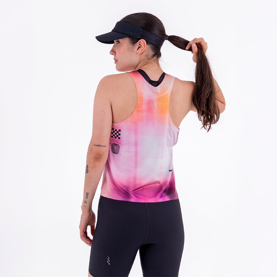 CAMISETA RUNNING MANGA SISA LEVIT PULSE PARA MUJER