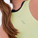 CAMISETA RUNNING MANGA SISA LEVIT AMARILLO PARA MUJER