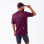 CAMISETA RUNNING MANGA CORTA PRO 405 CIRUELA PARA HOMBRE