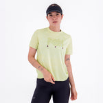 CAMISETA RUNNING MANGA CORTA PRO 405 AMARILLO PARA MUJER