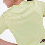 CAMISETA RUNNING MANGA CORTA PRO 405 AMARILLO PARA MUJER