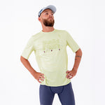 CAMISETA RUNNING MANGA CORTA PRO 405 AMARILLO PARA HOMBRE