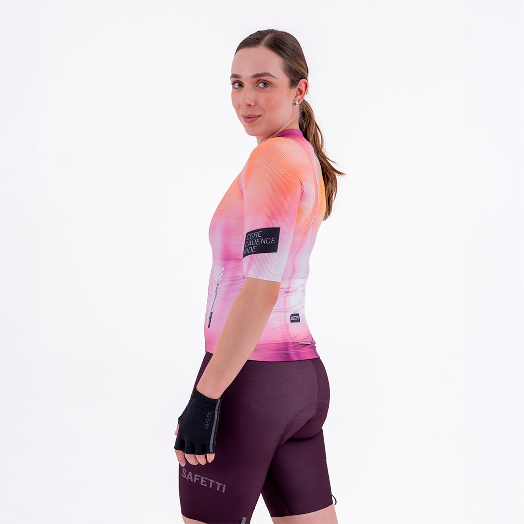 CAMISA CICLISMO MANGA CORTA SOLID PULSE PARA MUJER