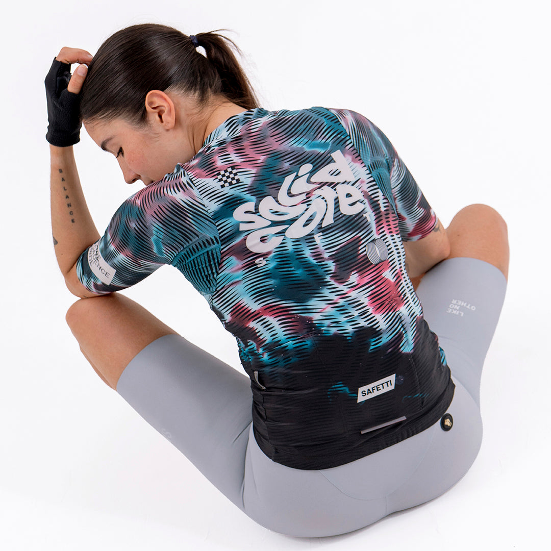 CAMISA CICLISMO MANGA CORTA SOLID CORE PARA MUJER