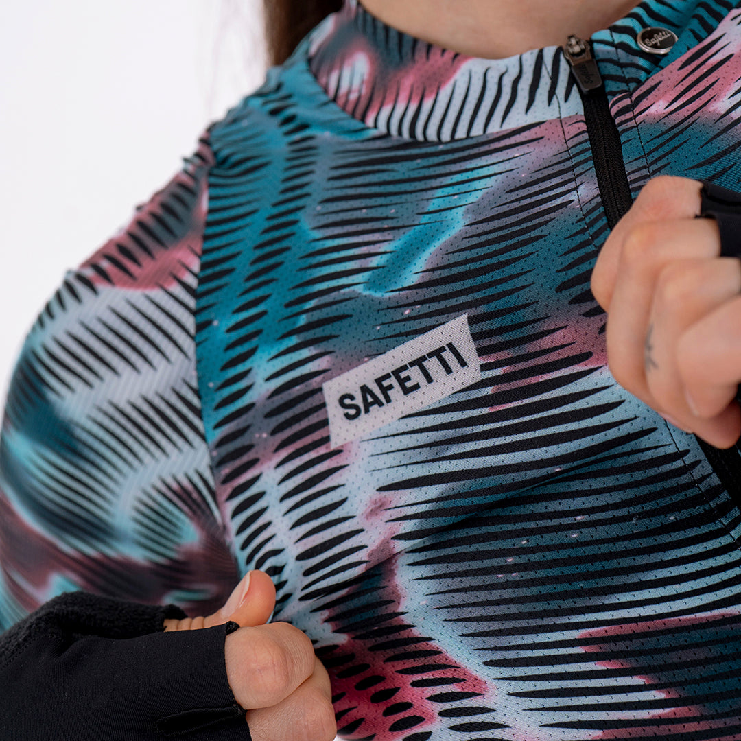 CAMISA CICLISMO MANGA CORTA SOLID CORE PARA MUJER