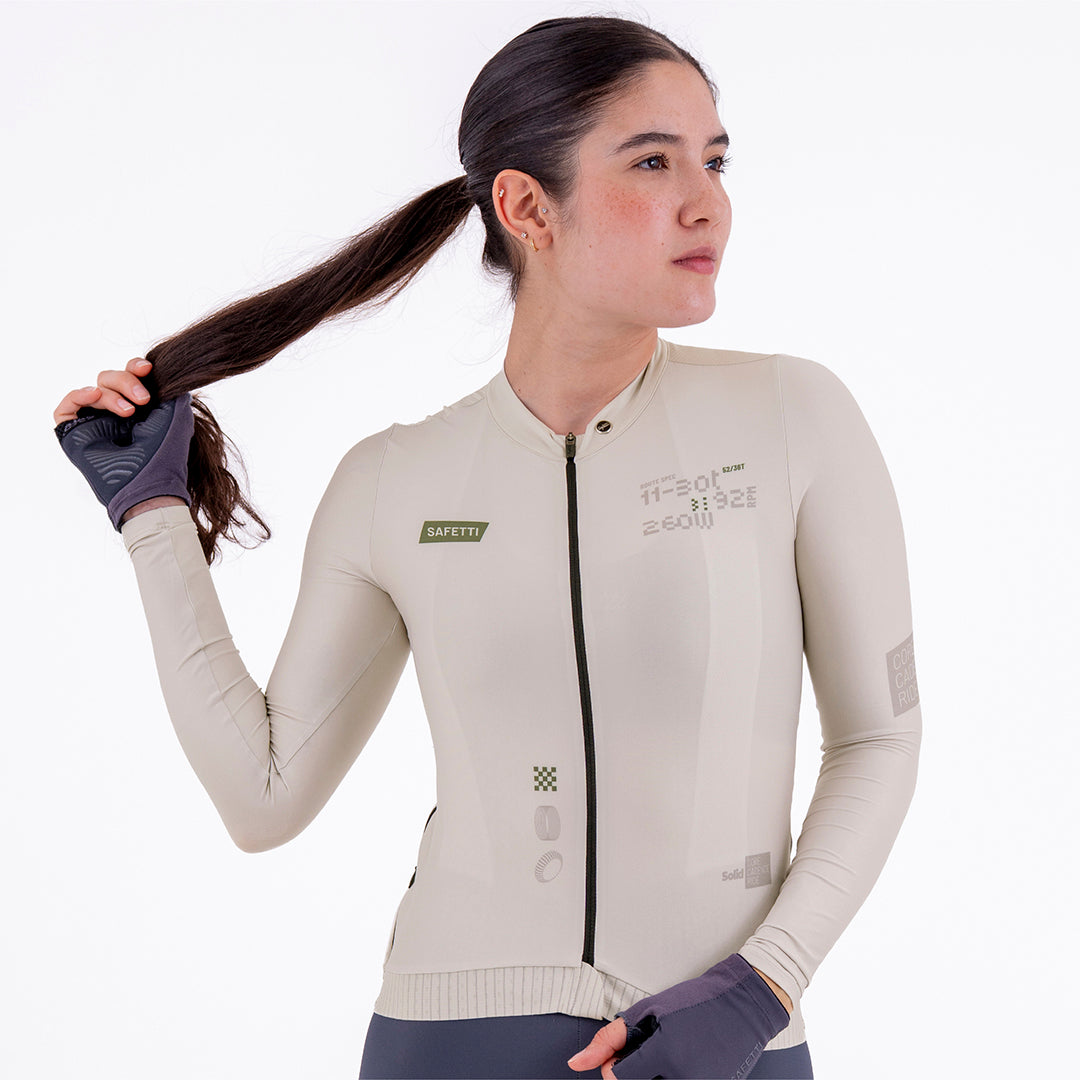 CAMISA CICLISMO MANGA LARGA WARM ARENA PARA MUJER