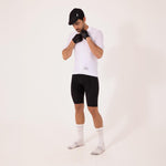 CAMISA CICLISMO MANGA CORTA ESSENTIAL WHITE PARA HOMBRE