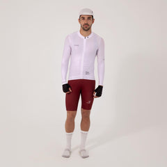 CAMISA CICLISMO MANGA LARGA ESSENTIAL WHITE PARA HOMBRE
