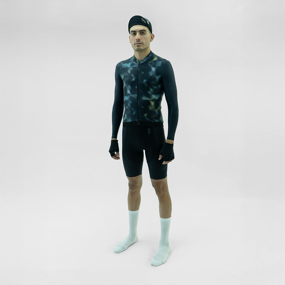 CAMISA CICLISMO MANGA LARGA STROBE NEGRO PARA HOMBRE