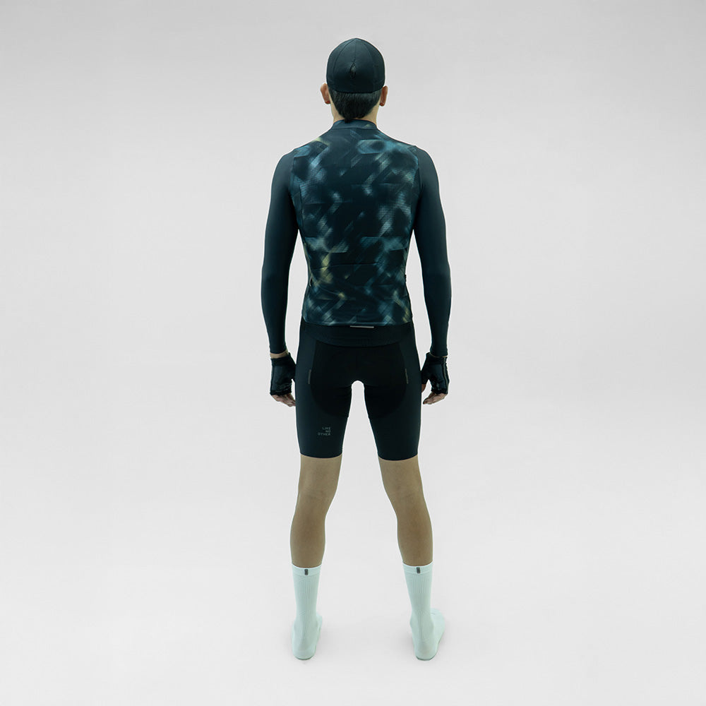 CAMISA CICLISMO MANGA LARGA STROBE NEGRO PARA HOMBRE