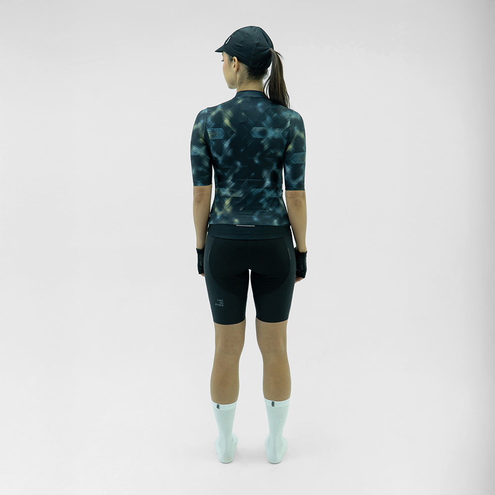 CAMISA CICLISMO MANGA CORTA STROBE NEGRO PARA MUJER