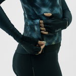 CAMISA CICLISMO MANGA LARGA STROBE NEGRO PARA MUJER
