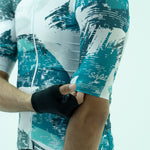 CAMISA CICLISMO MANGA CORTA SWIPE BLANCO PARA HOMBRE