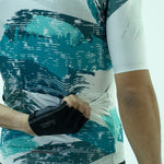 CAMISA CICLISMO MANGA CORTA SWIPE BLANCO PARA HOMBRE