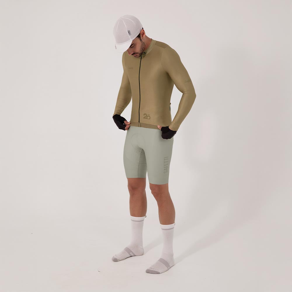 CAMISA CICLISMO MANGA LARGA ESSENTIAL GOLD PARA HOMBRE