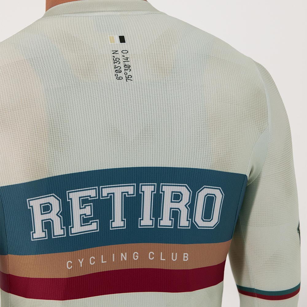 CAMISA CICLISMO MANGA LARGA RETIRO 2025 PEARL PARA HOMBRE