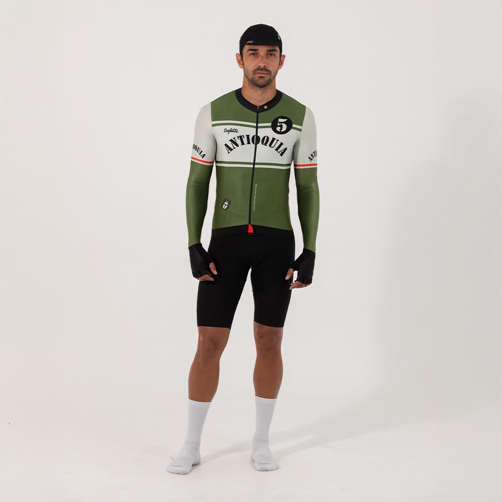 CAMISA CICLISMO MANGA LARGA ANTIOQUIA PARA HOMBRE