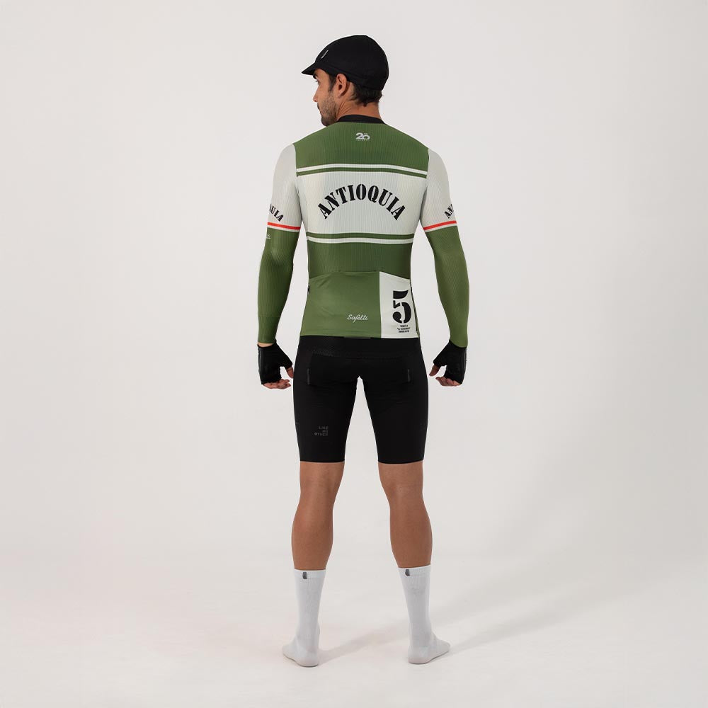 CAMISA CICLISMO MANGA LARGA ANTIOQUIA PARA HOMBRE