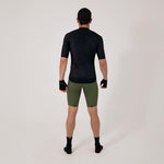 CAMISA CICLISMO MANGA CORTA ESSENTIAL BLACK PARA HOMBRE