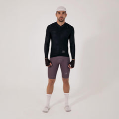 CAMISA CICLISMO MANGA LARGA ESSENTIAL BLACK PARA HOMBRE