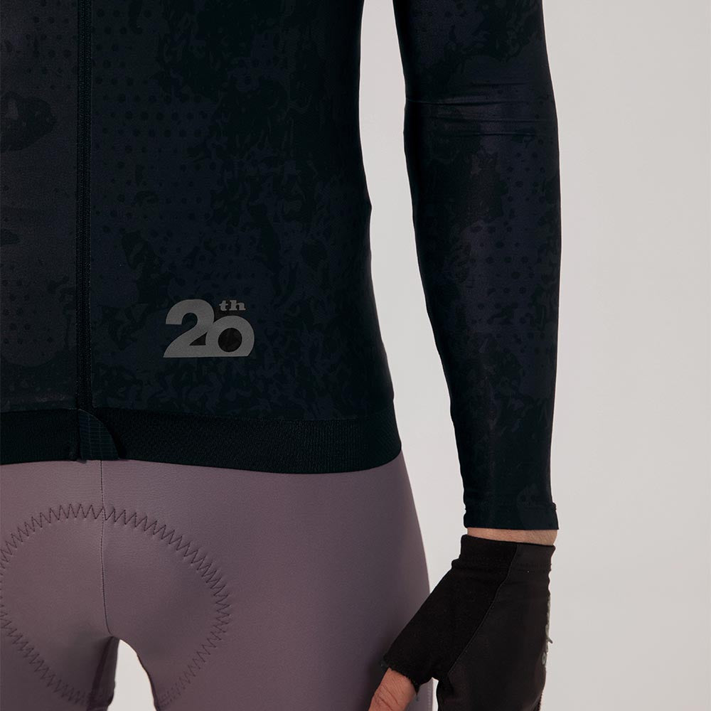 CAMISA CICLISMO MANGA LARGA ESSENTIAL BLACK PARA HOMBRE