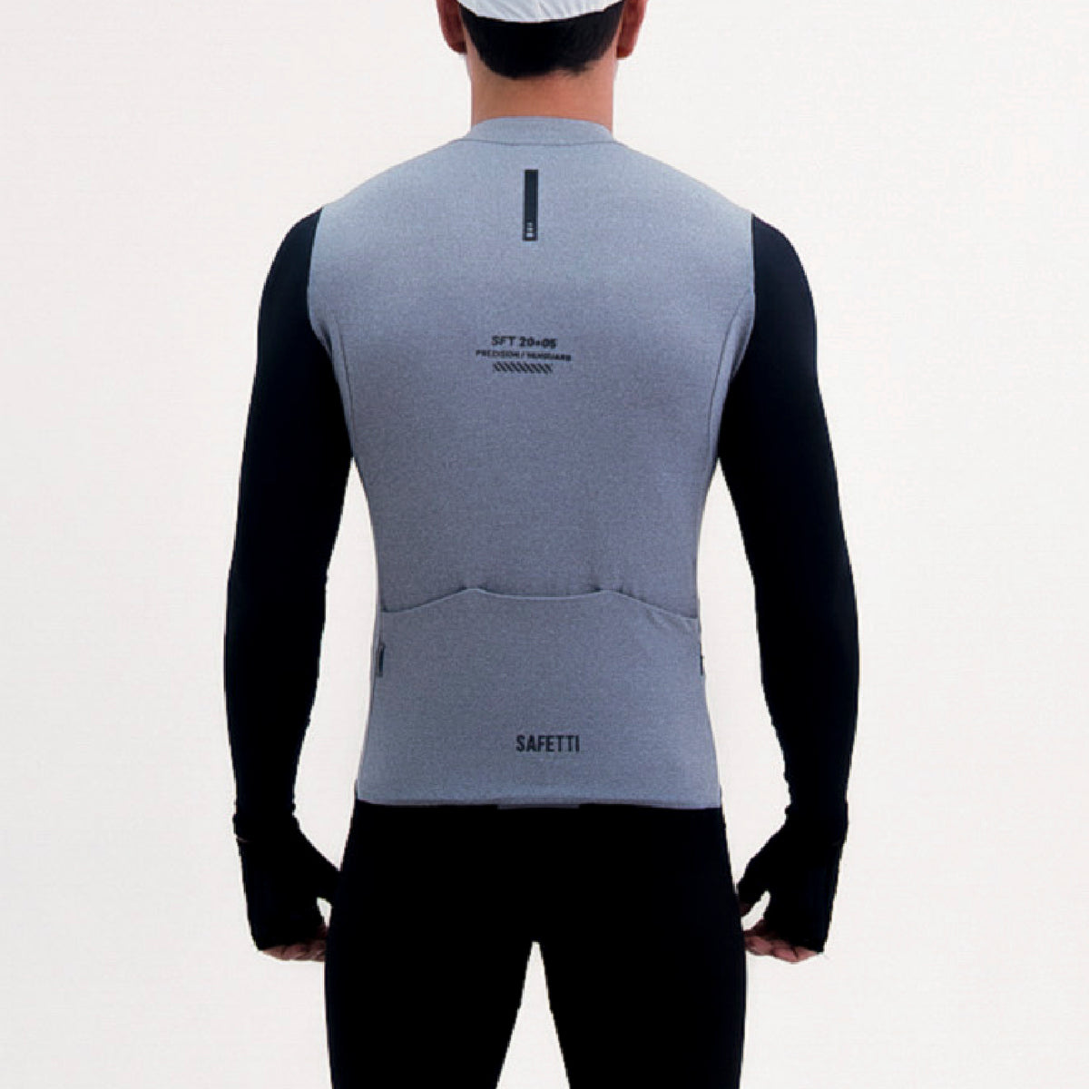 CAMISA CICLISMO MANGA LARGA CLIMATE GRIS PARA HOMBRE