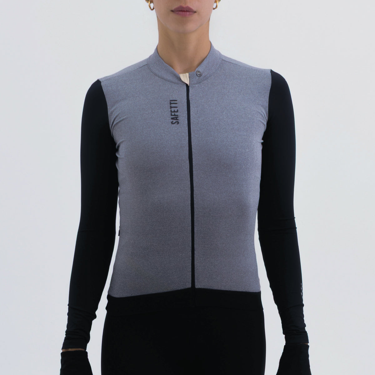 CAMISA CICLISMO MANGA LARGA CLIMATE GRIS PARA MUJER