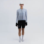 CAMISA CICLISMO MANGA LARGA LATITUDE GRIS PARA MUJER