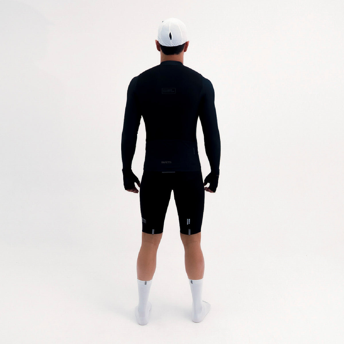 CAMISA CICLISMO MANGA LARGA LATITUDE NERO PARA HOMBRE