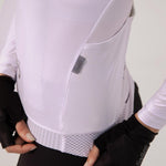 CAMISA CICLISMO MANGA LARGA ESSENTIAL WHITE PARA MUJER