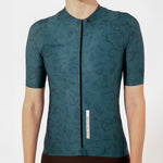 CAMISA CICLISMO MANGA CORTA CLASSIC PARTS ESMERALDA PARA MUJER