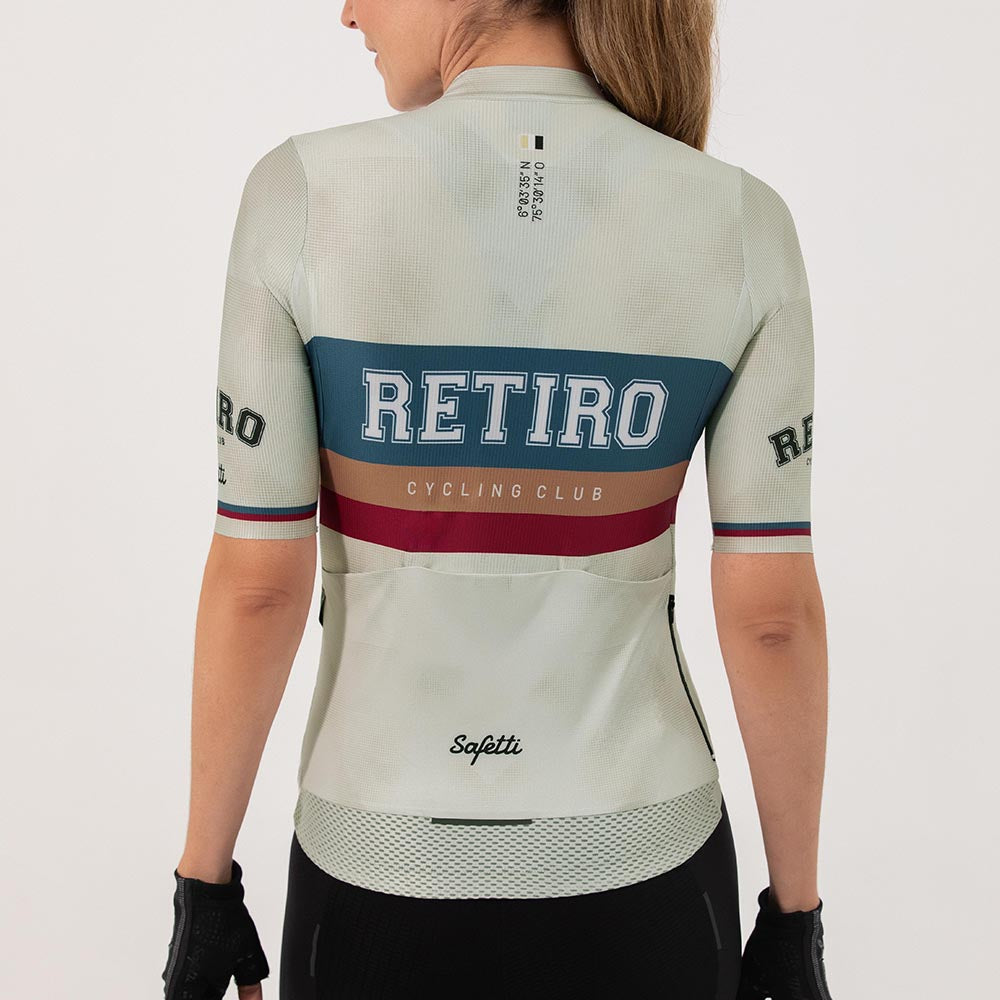CAMISA CICLISMO MANGA CORTA RETIRO 2025 PEARL PARA MUJER