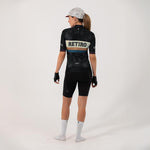 CAMISA CICLISMO MANGA CORTA RETIRO 2025 BLACK PARA MUJER