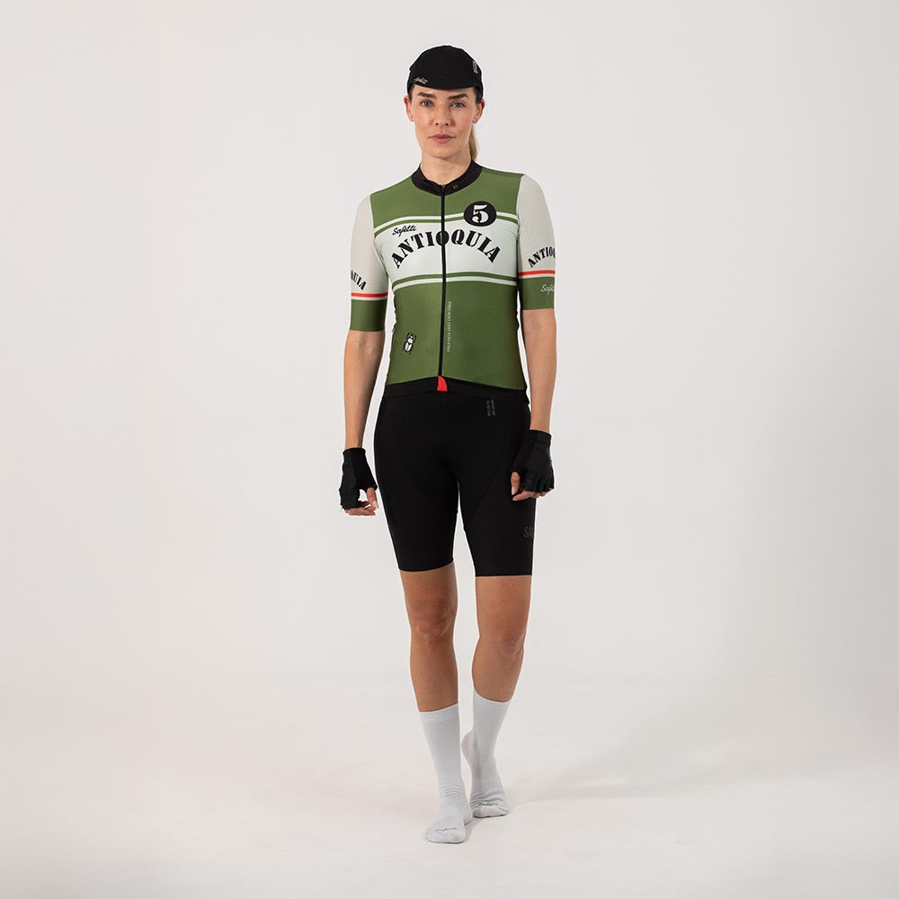 CAMISA CICLISMO MANGA CORTA ANTIOQUIA PARA MUJER