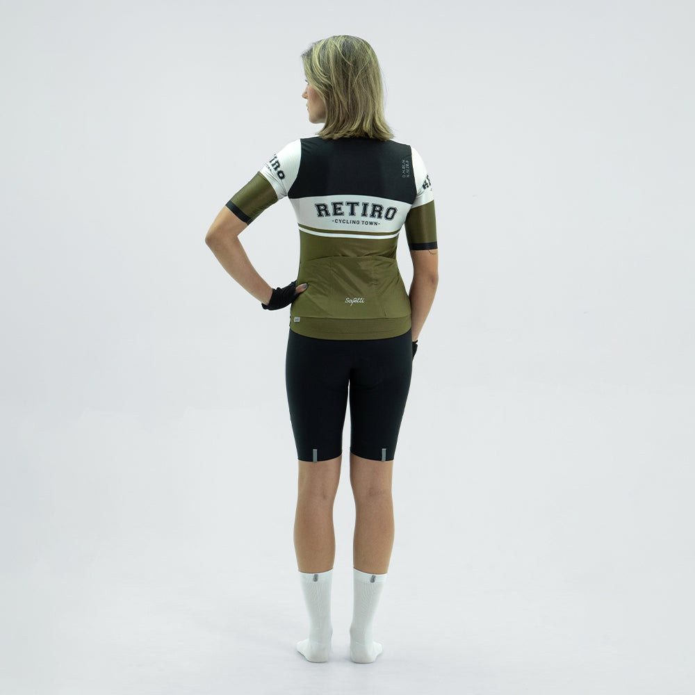 CAMISA CICLISMO MANGA CORTA RETIRO PARA MUJER