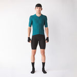 CAMISA CICLISMO MANGA CORTA ESSENCIAL COLORS PETROL BLUE PARA HOMBRE