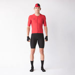 CAMISA CICLISMO MANGA CORTA ESSENCIAL COLORS SCARLET PARA HOMBRE