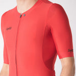 CAMISA CICLISMO MANGA CORTA ESSENCIAL COLORS SCARLET PARA HOMBRE