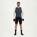 CAMISA CICLISMO MANGA LARGA IVORY GRAY PARA HOMBRE