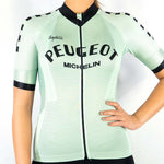 CAMISA CICLISMO MANGA CORTA PEUGEOT MINT PARA MUJER