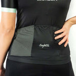 CAMISA CICLISMO MANGA CORTA PEUGEOT BLACK PARA MUJER