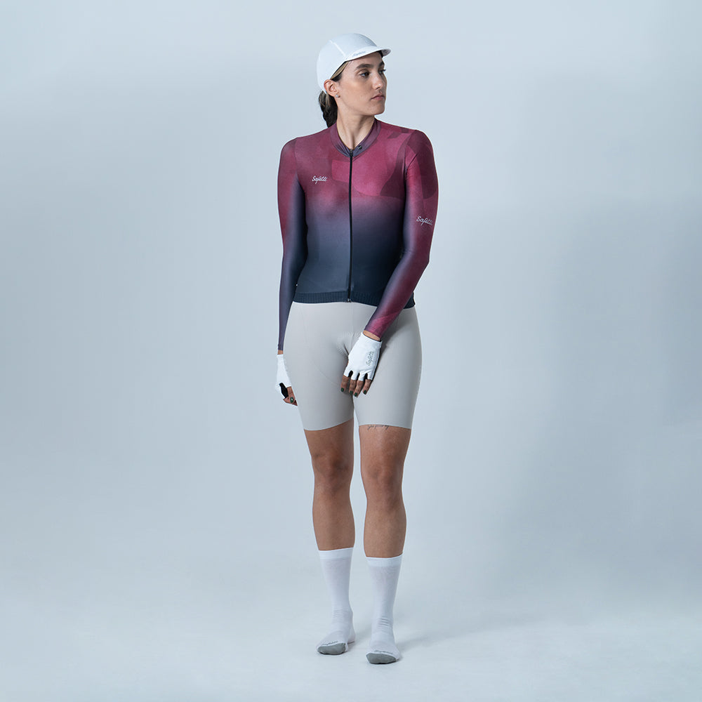 CAMISA CICLISMO MANGA LARGA BLEND PARA MUJER