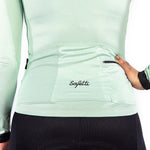 CAMISA CICLISMO MANGA LARGA PEUGEOT MINT PARA MUJER