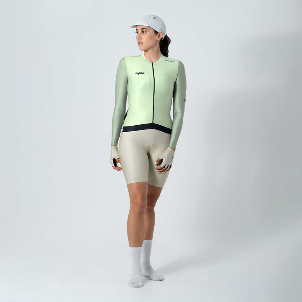 CAMISA CICLISMO MANGA LARGA STEVIA PARA MUJER