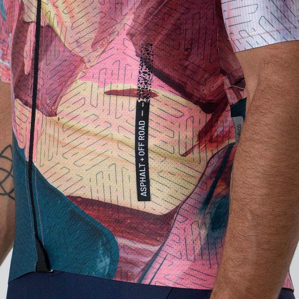 CAMISA CICLISMO MANGA CORTA OLIO PARA HOMBRE