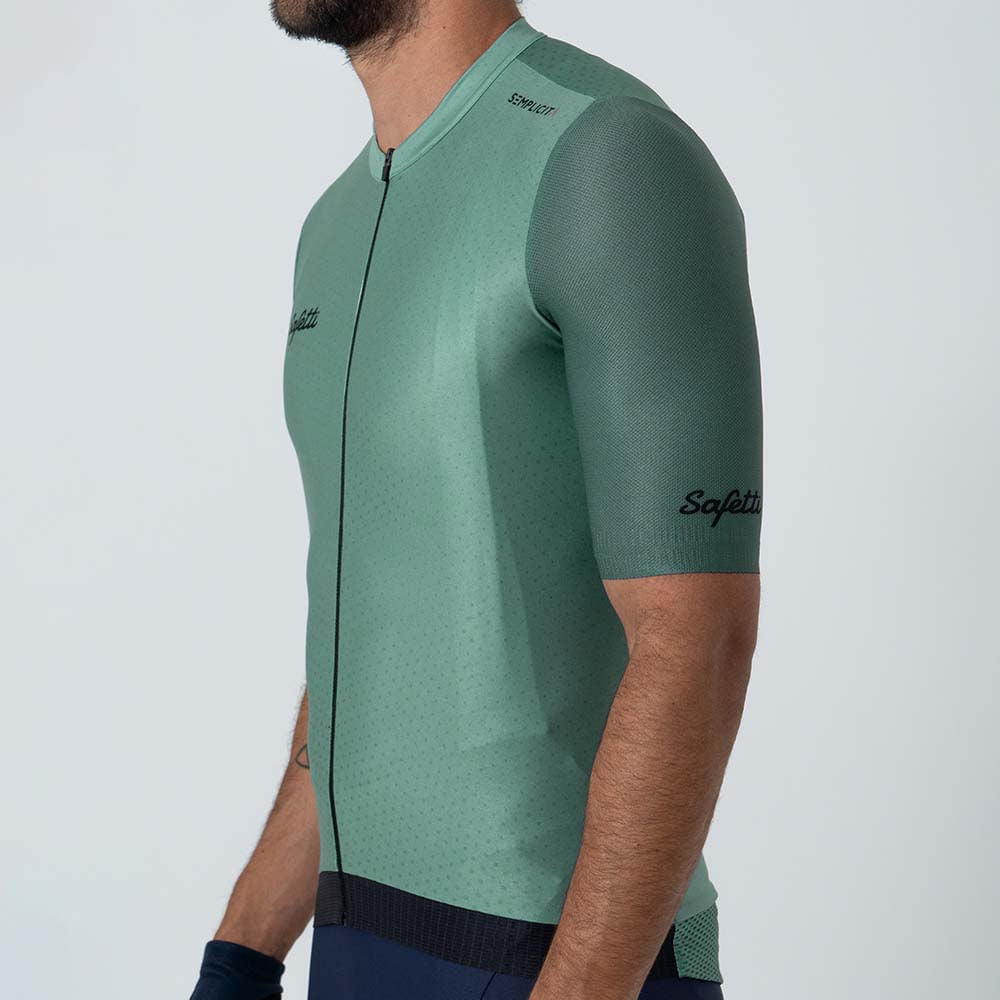 CAMISA CICLISMO MANGA CORTA CADET BLUE PARA HOMBRE