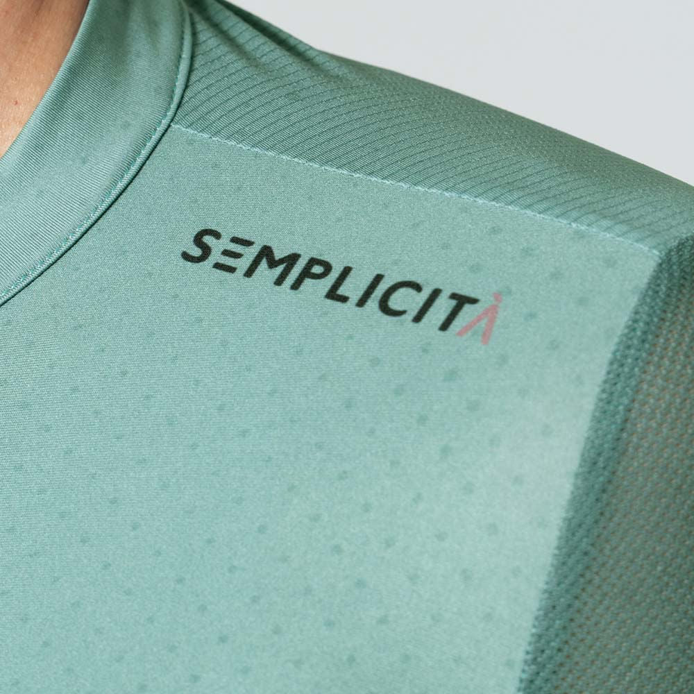 CAMISA CICLISMO MANGA CORTA CADET BLUE PARA HOMBRE