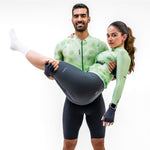CAMISA CICLISMO MANGA LARGA TIDE VERDE PARA HOMBRE
