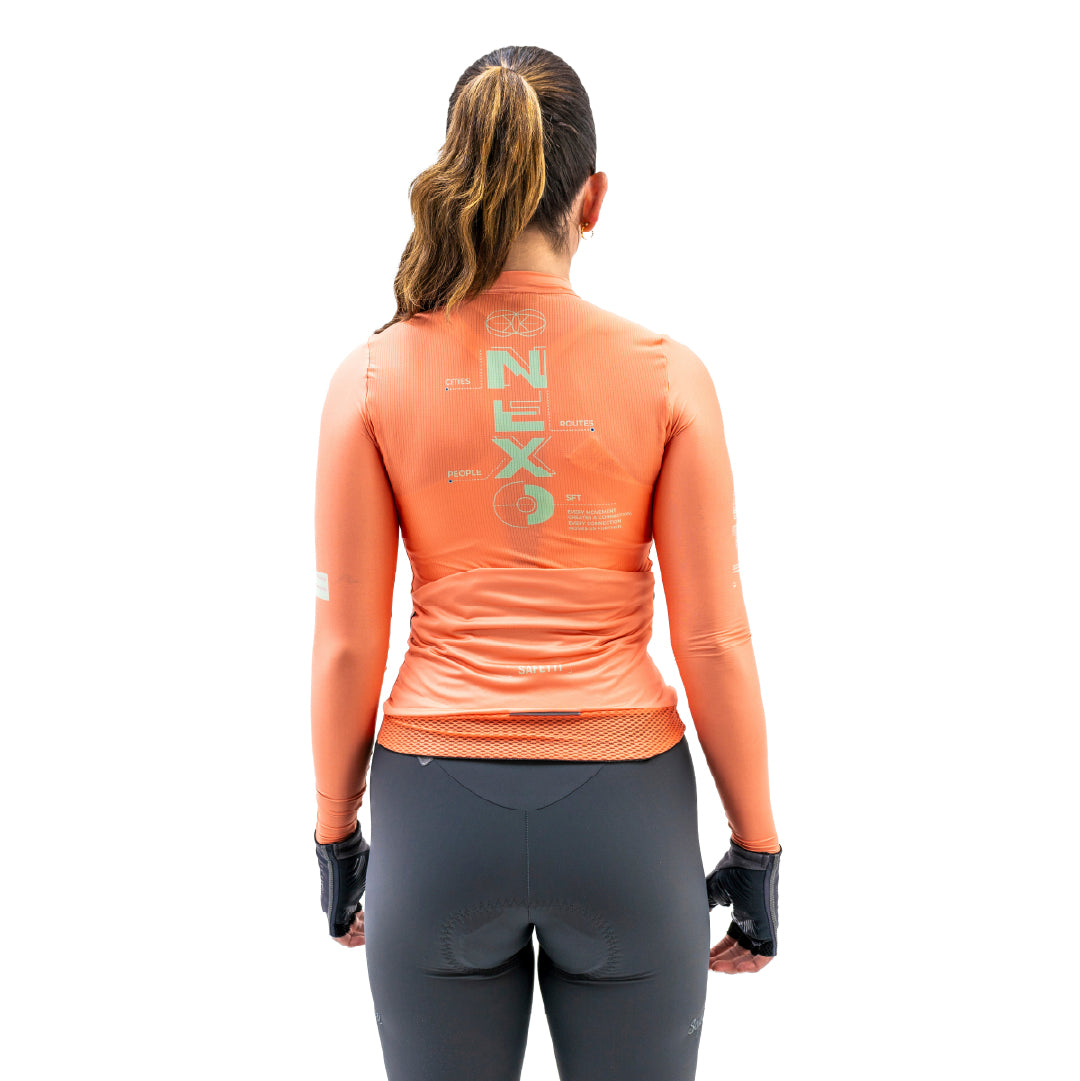 CAMISA CICLISMO MANGA LARGA TRACE PARA MUJER