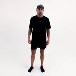 CAMISETA LIFESTYLE MANGA CORTA ROAM OVERSIZE BLACK PARA HOMBRE